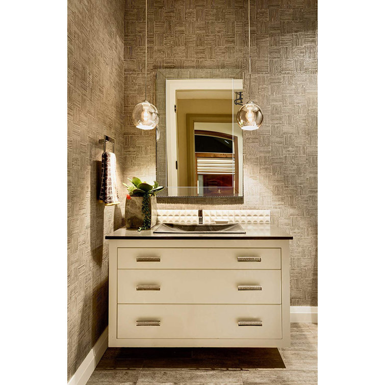 Latitude Run® Beveled Frameless Bathroom Mirror Wayfair Canada